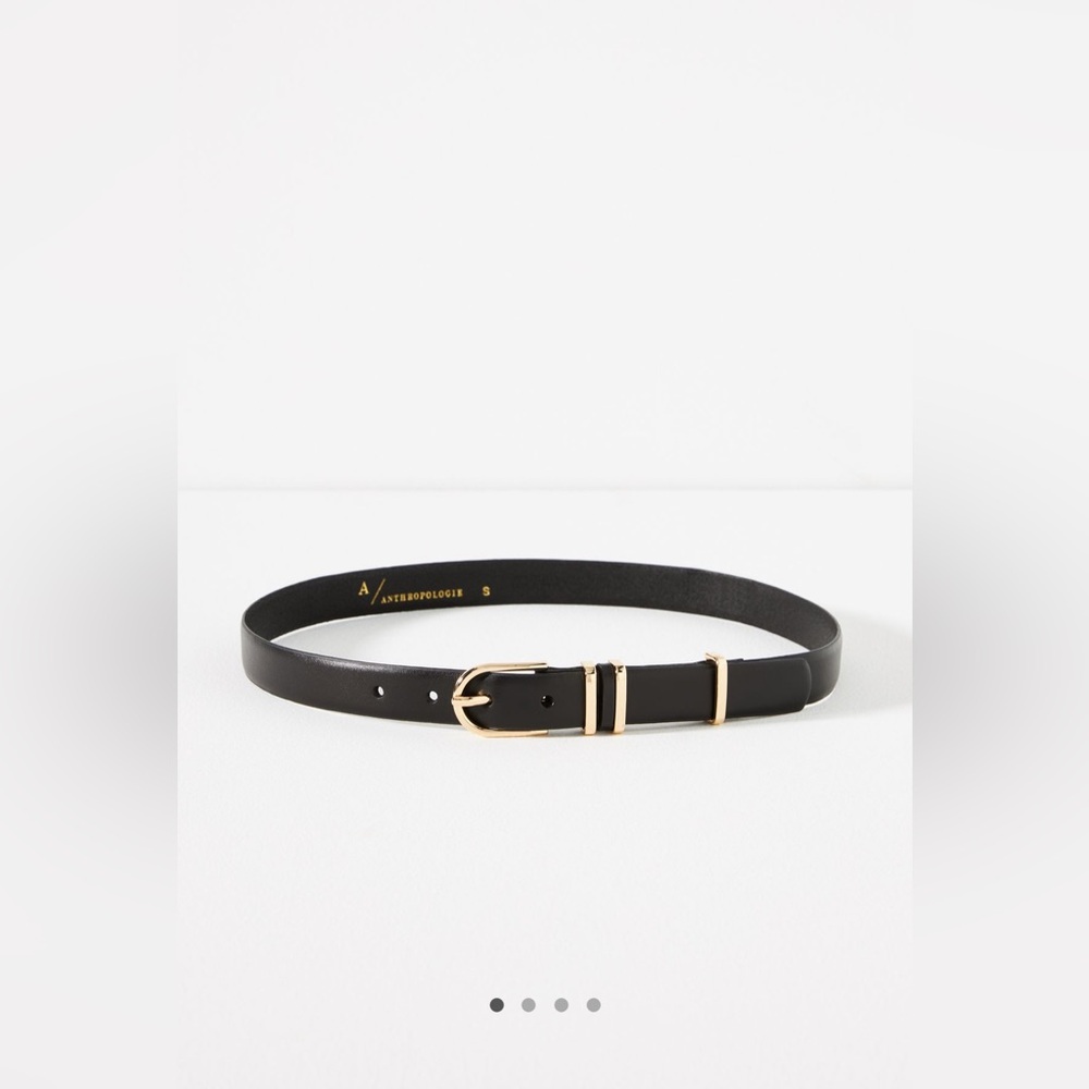 NWT Anthropologie Basic Keeper Brown Leather Belt size L